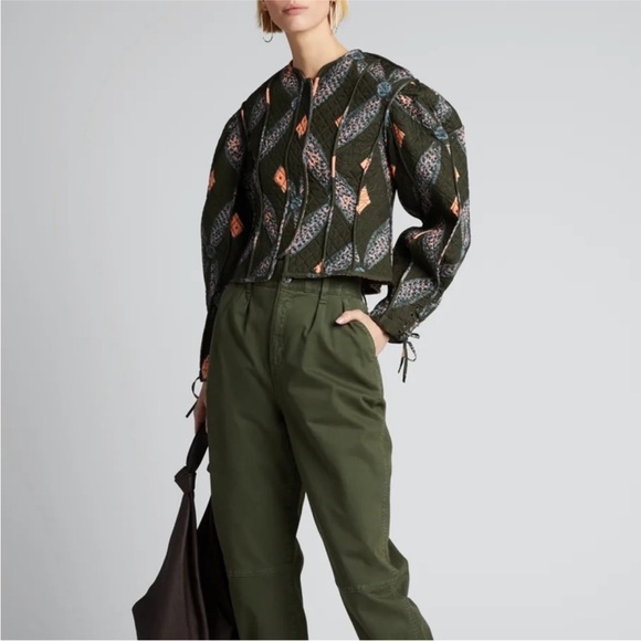 Ulla Johnson Sabi quilted Shibori jacket size M but fits like a small - Picture 3 of 7